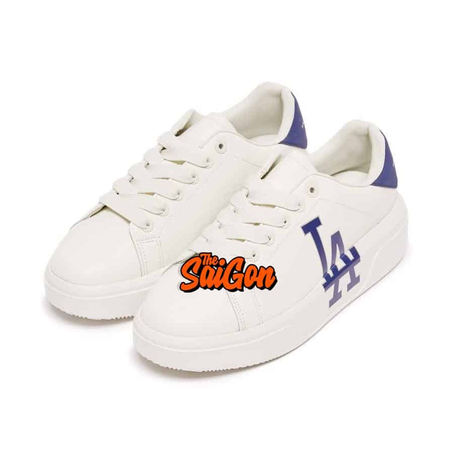 MLB LA Dodgers Big Ball Chunky P Shoes Baseball Sneakers WhiteBlue Size US  511  eBay