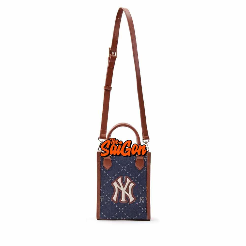 Túi MLB Chính Hãng [KIDS] Mono Phone Pouch NY Beige 7ACRMD93N